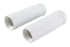 V-Twin Replica Rib Style Grip Set White - 28-0166