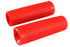 V-Twin Replica Rib Style Grip Set Red - 28-0167