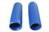 V-Twin Replica Rib Style Grip Set Blue - 28-0168