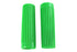 V-Twin Replica Rib Style Grip Set Green - 28-0170