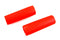 V-Twin Red Grip Set Original Rib Style - 28-0184