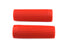 V-Twin Red Grip Set Original Rib Style - 28-0184