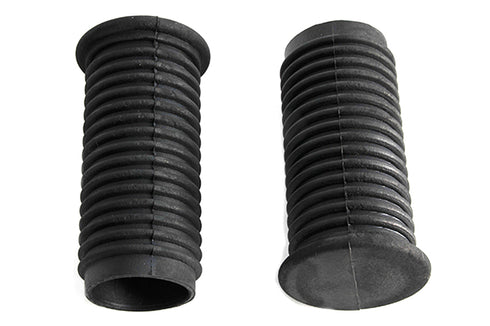 V-Twin Driver Footpeg Rubber Black Set - 28-0201