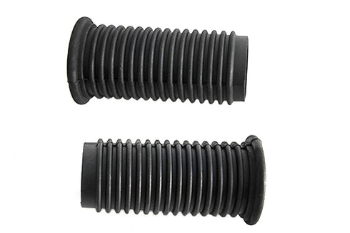 V-Twin Driver Footpeg Rubber Black Set - 28-0201