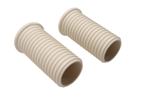 Wyatt Gatling Driver Footpeg Rubber Set White - 28-0202