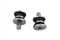 V-Twin Flush Mount Top Triple Tree Bushing Kit Chrome - 28-0240