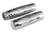 V-Twin Billet Flame Style Grip Set - 28-0326