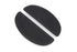 V-Twin Driver Upper Footboard Plate Set Black - 28-0381