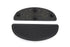 V-Twin Driver Upper Footboard Plate Set Black - 28-0381