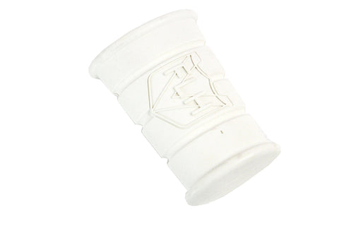 V-Twin White Rubber Kick Starter Pedal With FLH Logo - 28-0382