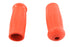 V-Twin Replica Short Stock Handlebar Grip Set Orange - 28-0383