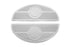 Wyatt Gatling Footboard White Mat Set - 28-0405