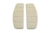 Wyatt Gatling Footboard White Mat Set - 28-0414