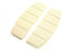 Wyatt Gatling Footboard White Mat Set - 28-0414