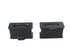 V-Twin Muffler Mount Set Black Rubber - 28-0424