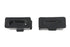 V-Twin Muffler Mount Set Black Rubber - 28-0424