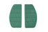 V-Twin Footboard Teal Mat Set - 28-0429