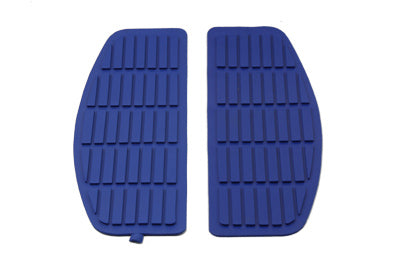V-Twin Footboard Blue Mat Set - 28-0431