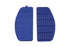 V-Twin Footboard Blue Mat Set - 28-0431
