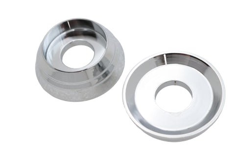 V-Twin 1 inch Riser Sleeves Chrome - 28-0441