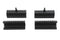 V-Twin Saddlebag Lower Rubber Bumper Set - 28-0447
