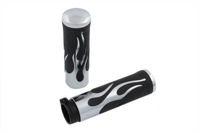 V-Twin Hot Rod Flame Style Grip Set - 28-0454