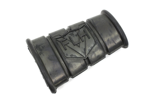 V-Twin Black Rubber Kick Starter Pedal With FLH Logo - 28-0458
