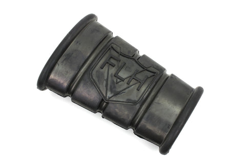 V-Twin Black Rubber Kick Starter Pedal With FLH Logo - 28-0458