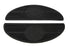 V-Twin Half Moon Footboard Mat with Bullseye Design - 28-0459