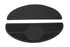 V-Twin Half Moon Footboard Mat with Bullseye Design - 28-0459