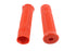 V-Twin Beck Plastic Grip Set Orange - 28-0506