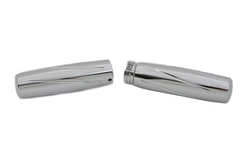 V-Twin Billet Spiral Style Grip Set - 28-0579