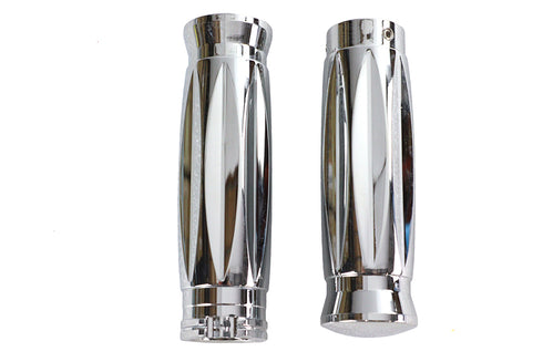 V-Twin Billet Diamond Style Grip Set - 28-0584