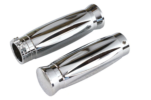 V-Twin Billet Diamond Style Grip Set - 28-0584