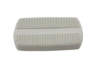 V-Twin Brake Pedal Rubber Off White - 28-0621
