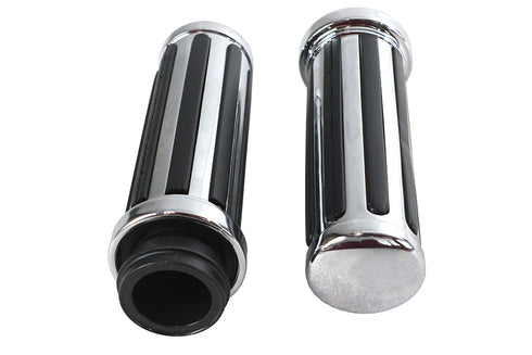 Wyatt Gatling Rail Style Throttle By Wire Grip Set - 28-0645