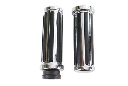 Wyatt Gatling Rail Style Throttle By Wire Grip Set - 28-0645