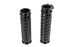 V-Twin Black Grained Style Handlebar Grip Set - 28-0662