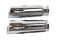 V-Twin Chrome Billet Slasher Style Grip Set - 28-0664