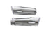 V-Twin Chrome Billet Slasher Style Grip Set - 28-0664