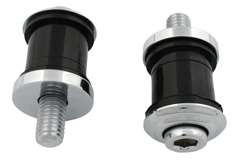 V-Twin Flush Mount Handlebar Damper Kit Chrome - 28-0670