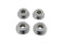 V-Twin Chrome Solid Mount Riser Kit - 28-0675