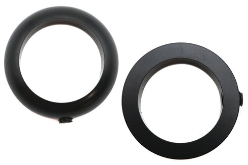 V-Twin 1 inch Handlebar Collar Set Black - 28-0677