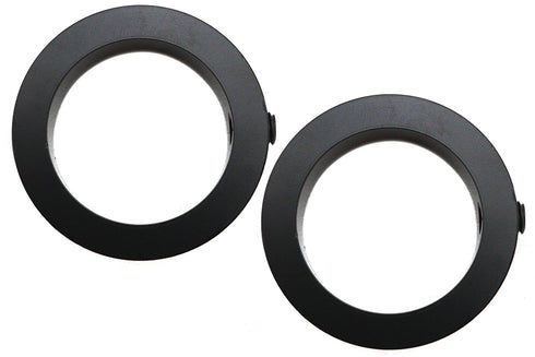 V-Twin 1 inch Handlebar Collar Set Black - 28-0677