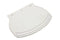 V-Twin Mud Flap Rubber White Plain - 28-0702
