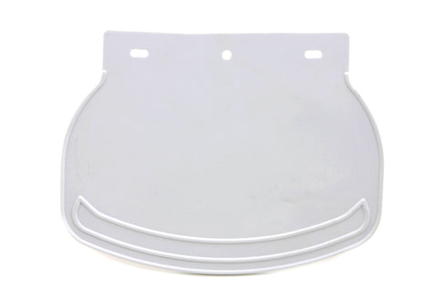 V-Twin Mud Flap Rubber White Plain - 28-0702