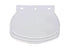 V-Twin Mud Flap Rubber White Plain - 28-0702