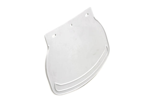 V-Twin Mud Flap Rubber White Plain - 28-0702