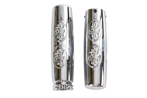 Wyatt Gatling Billet Skull Style Grip Set - 28-0759