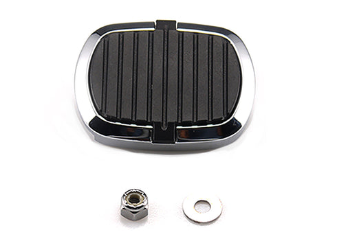 Wyatt Gatling Small Brake Pedal Pad Chrome - 28-0823
